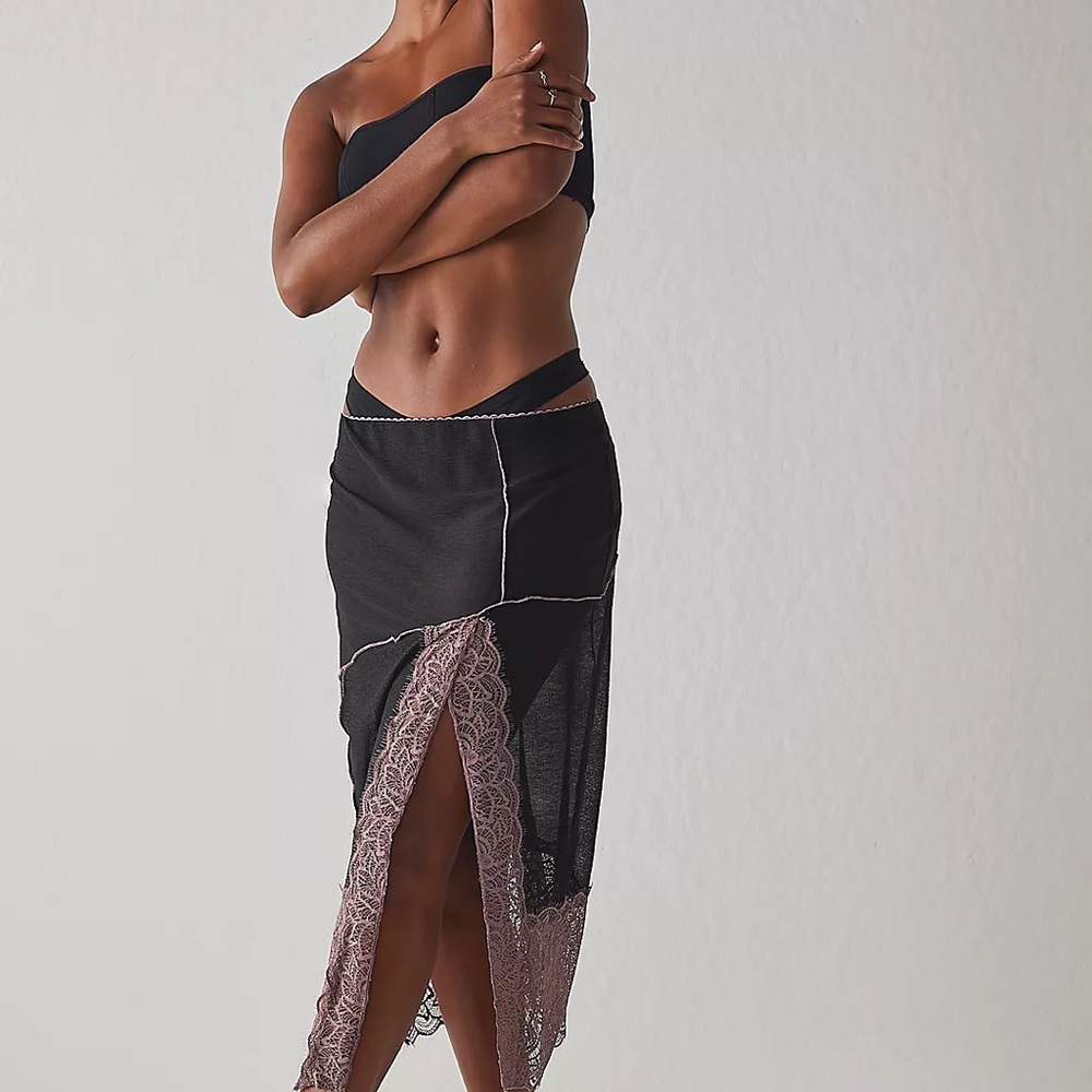Free People Into You Half Column Slip